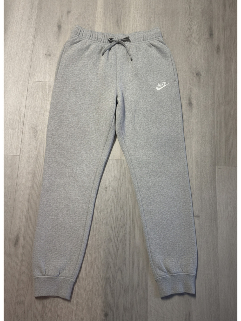 Nike Men's Sweatpants Gray Small Logo Drawstring Waist Casual Fit